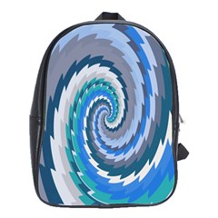 Psycho Hole Chevron Wave Seamless School Bag (large)