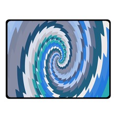 Psycho Hole Chevron Wave Seamless Fleece Blanket (small)