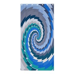 Psycho Hole Chevron Wave Seamless Shower Curtain 36  X 72  (stall) 