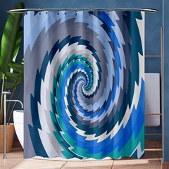 Psycho Hole Chevron Wave Seamless Shower Curtain 60  X 72  (medium)  by Mariart