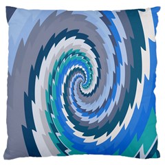 Psycho Hole Chevron Wave Seamless Large Cushion Case (one Side)