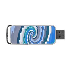 Psycho Hole Chevron Wave Seamless Portable Usb Flash (one Side) by Mariart