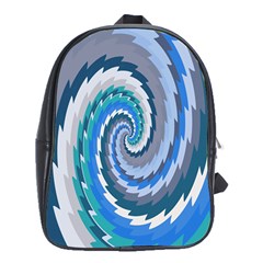 Psycho Hole Chevron Wave Seamless School Bag (xl)