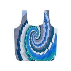 Psycho Hole Chevron Wave Seamless Full Print Recycle Bags (s)  by Mariart