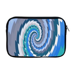 Psycho Hole Chevron Wave Seamless Apple Macbook Pro 17  Zipper Case