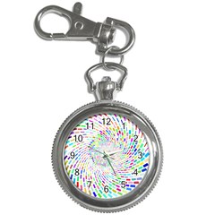 Prismatic Abstract Rainbow Key Chain Watches by Mariart