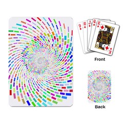 Prismatic Abstract Rainbow Playing Card by Mariart