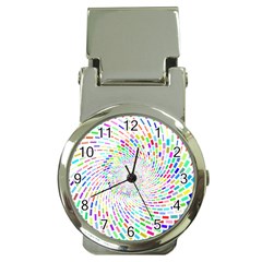 Prismatic Abstract Rainbow Money Clip Watches by Mariart