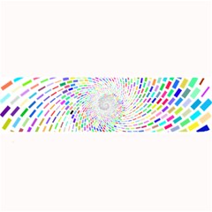 Prismatic Abstract Rainbow Large Bar Mats by Mariart