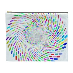 Prismatic Abstract Rainbow Cosmetic Bag (xl) by Mariart