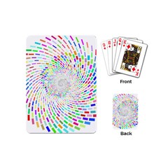 Prismatic Abstract Rainbow Playing Cards (mini) 