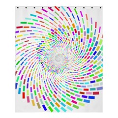 Prismatic Abstract Rainbow Shower Curtain 60  X 72  (medium)  by Mariart