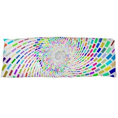 Prismatic Abstract Rainbow Body Pillow Case (dakimakura) by Mariart