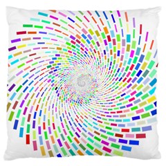 Prismatic Abstract Rainbow Large Cushion Case (one Side) by Mariart