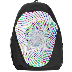 Prismatic Abstract Rainbow Backpack Bag