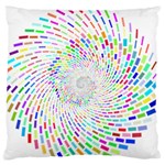 Prismatic Abstract Rainbow Large Flano Cushion Case (Two Sides) Front