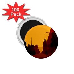 Road Trees Stop Light Richmond Ace 1 75  Magnets (100 Pack) 