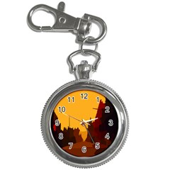 Road Trees Stop Light Richmond Ace Key Chain Watches by Mariart