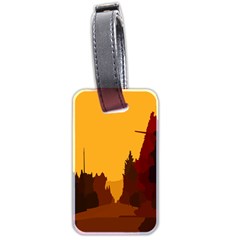 Road Trees Stop Light Richmond Ace Luggage Tags (two Sides)