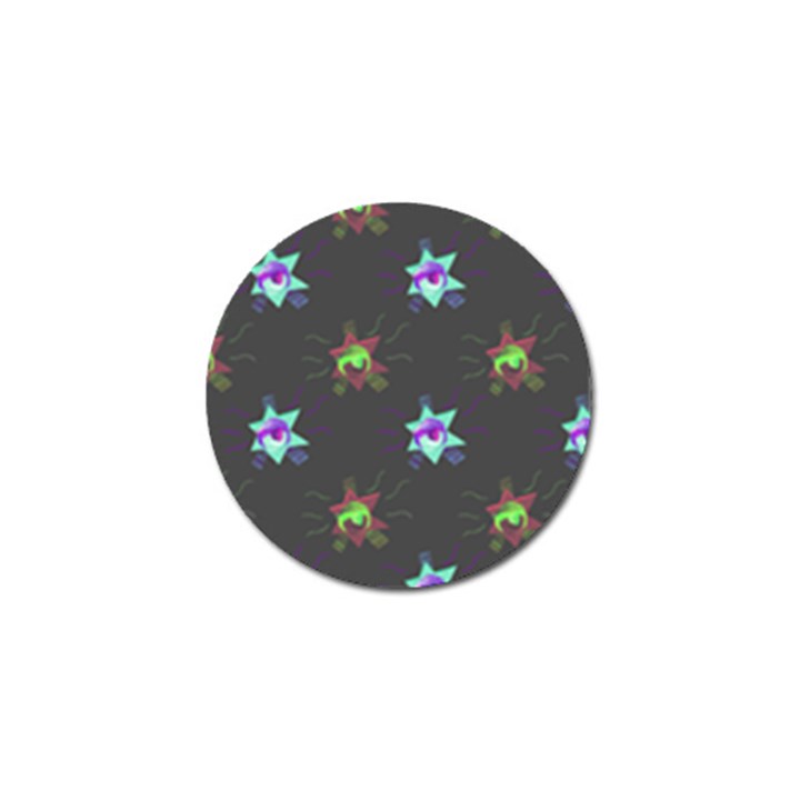 Random Doodle Pattern Star Golf Ball Marker (10 pack)