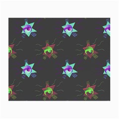 Random Doodle Pattern Star Small Glasses Cloth (2-side) by Mariart