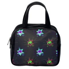 Random Doodle Pattern Star Classic Handbags (one Side)