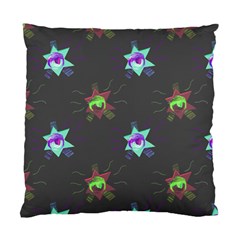 Random Doodle Pattern Star Standard Cushion Case (one Side)