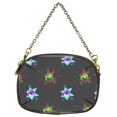 Random Doodle Pattern Star Chain Purses (two Sides) 