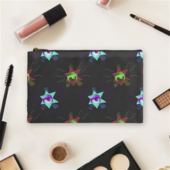 Random Doodle Pattern Star Cosmetic Bag (medium) 