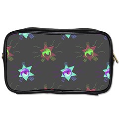 Random Doodle Pattern Star Toiletries Bags 2-side