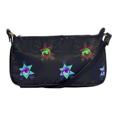 Random Doodle Pattern Star Shoulder Clutch Bags