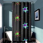 Random Doodle Pattern Star Shower Curtain 36  x 72  (Stall)  Curtain(36 X72 ) - 33.26 x66.24  Curtain(36 X72 )