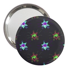 Random Doodle Pattern Star 3  Handbag Mirrors by Mariart