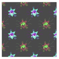 Random Doodle Pattern Star Large Satin Scarf (square) by Mariart