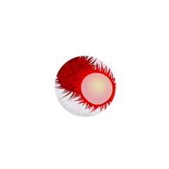 Rambutan Fruit Red Sweet 1  Mini Buttons by Mariart