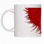 Rambutan Fruit Red Sweet White Mugs Left