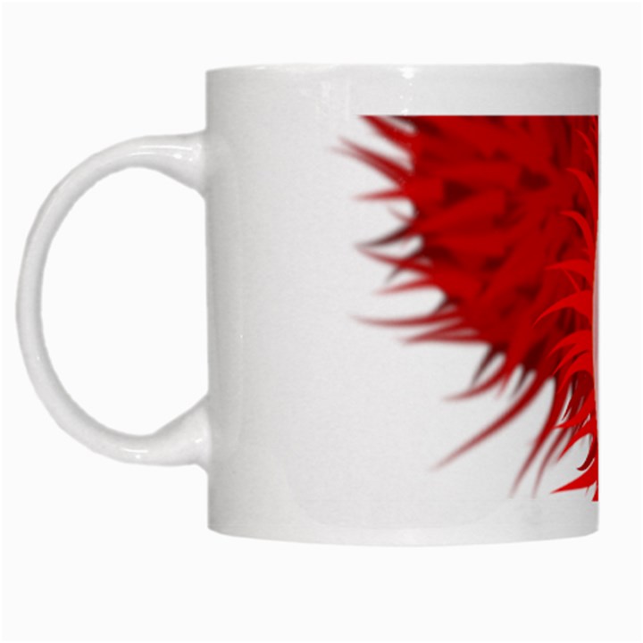 Rambutan Fruit Red Sweet White Mugs