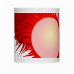 Rambutan Fruit Red Sweet White Mugs Center