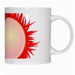 Rambutan Fruit Red Sweet White Mugs Right