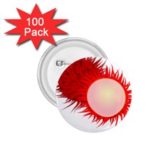 Rambutan Fruit Red Sweet 1 75  Buttons (100 Pack)  by Mariart