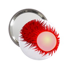 Rambutan Fruit Red Sweet 2.25  Handbag Mirrors