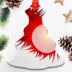 Rambutan Fruit Red Sweet Christmas Tree Ornament (two Sides)