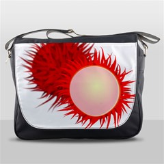 Rambutan Fruit Red Sweet Messenger Bags