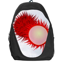 Rambutan Fruit Red Sweet Backpack Bag