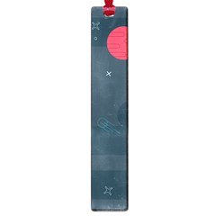 Space Pelanet Galaxy Comet Star Sky Blue Large Book Marks by Mariart