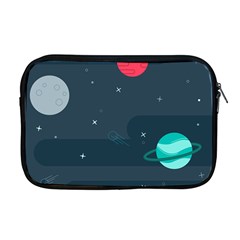 Space Pelanet Galaxy Comet Star Sky Blue Apple Macbook Pro 17  Zipper Case by Mariart