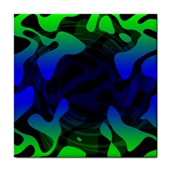 Spectrum Sputnik Space Blue Green Tile Coasters by Mariart