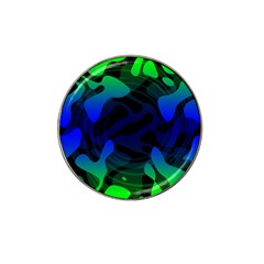 Spectrum Sputnik Space Blue Green Hat Clip Ball Marker (4 Pack) by Mariart