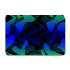 Spectrum Sputnik Space Blue Green Small Doormat 