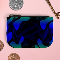 Spectrum Sputnik Space Blue Green Mini Coin Purses